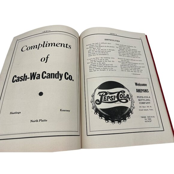 1951 Order of AHEPA 20th Annual Convention Booklet Grand Island NE Felt Cover - Picture 9 of 11